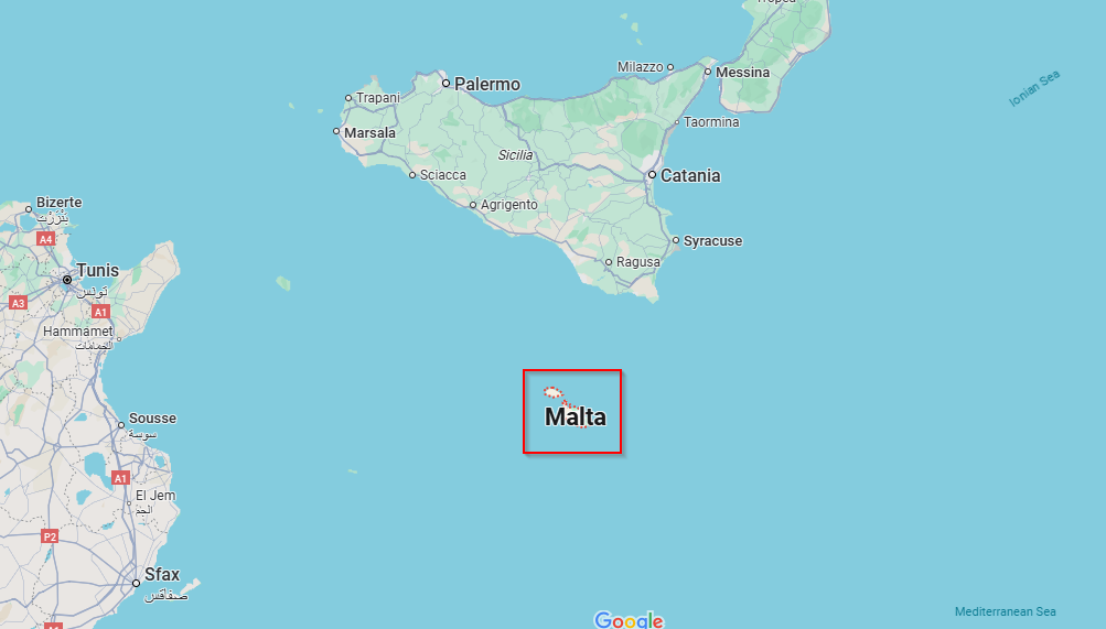 Malta Map