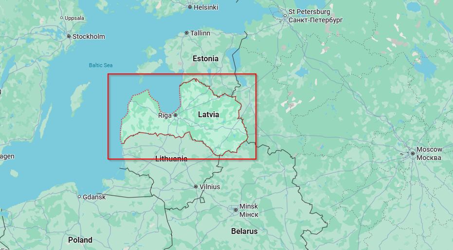 Latvia Map